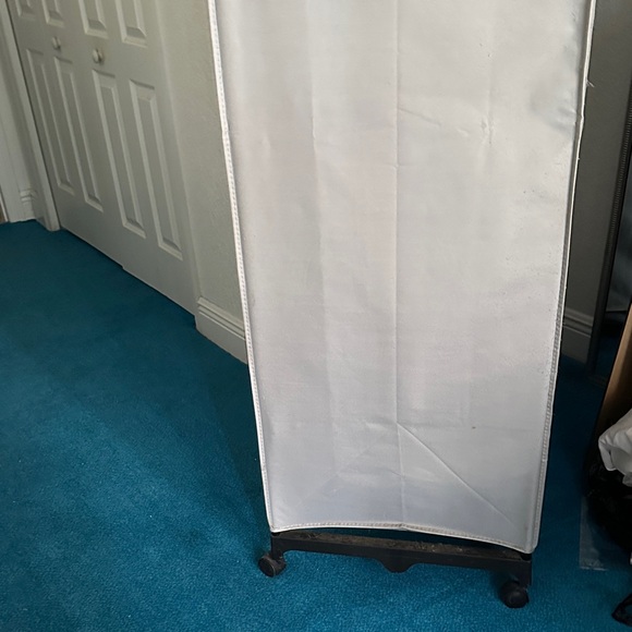 Portable Gray Garment Rack - Picture 4 of 5
